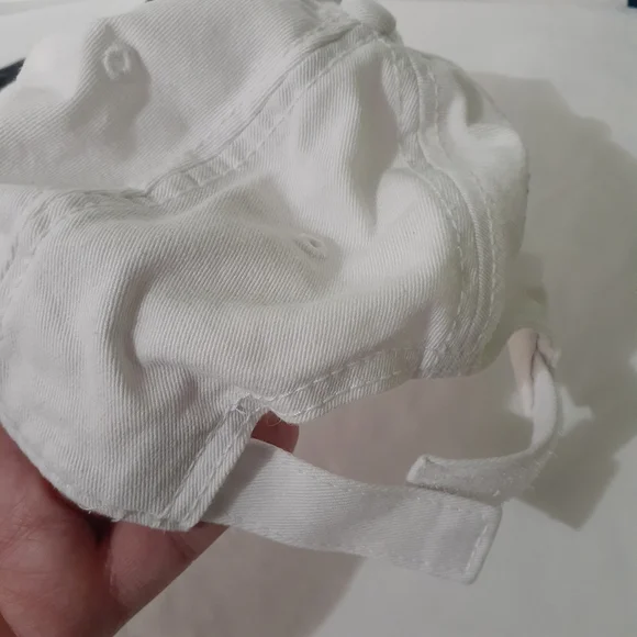 3/$15💋Women White Cap with Courage and Hope Embroidery Pink Ribbon - Picture 7 of 7